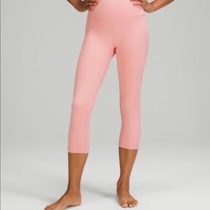 Lululemon pink puff align leggings